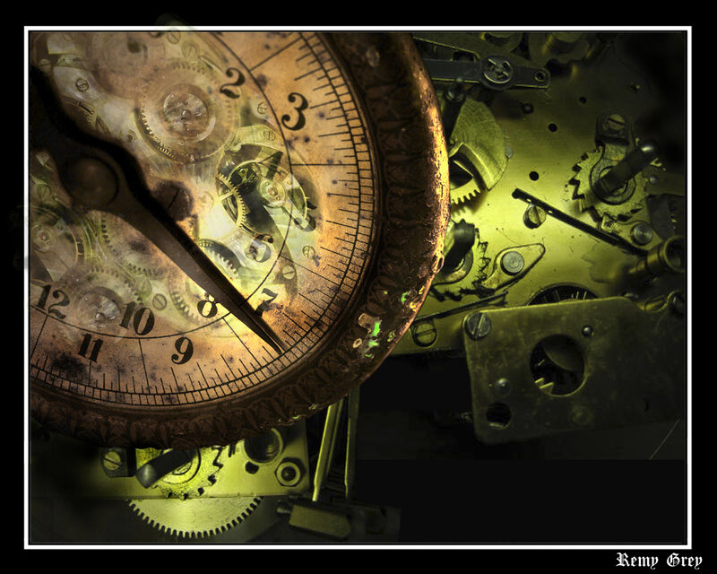 steampunk clock mechanism