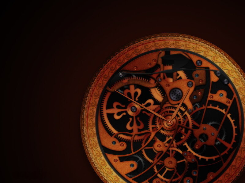 steampunk clock mechanism