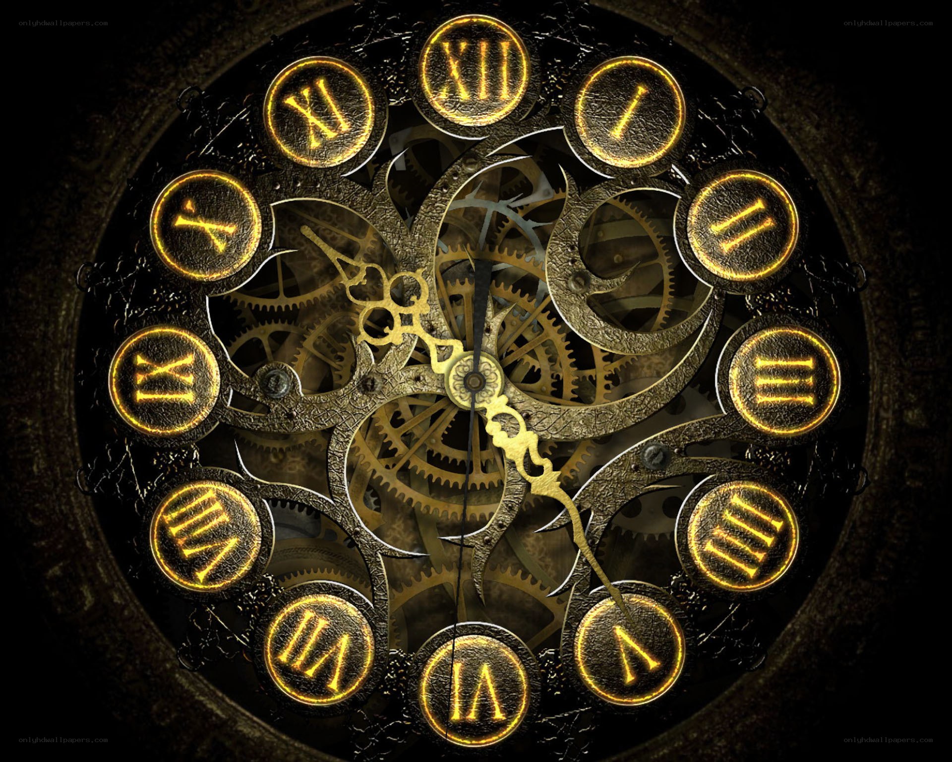 steampunk clock mechanism