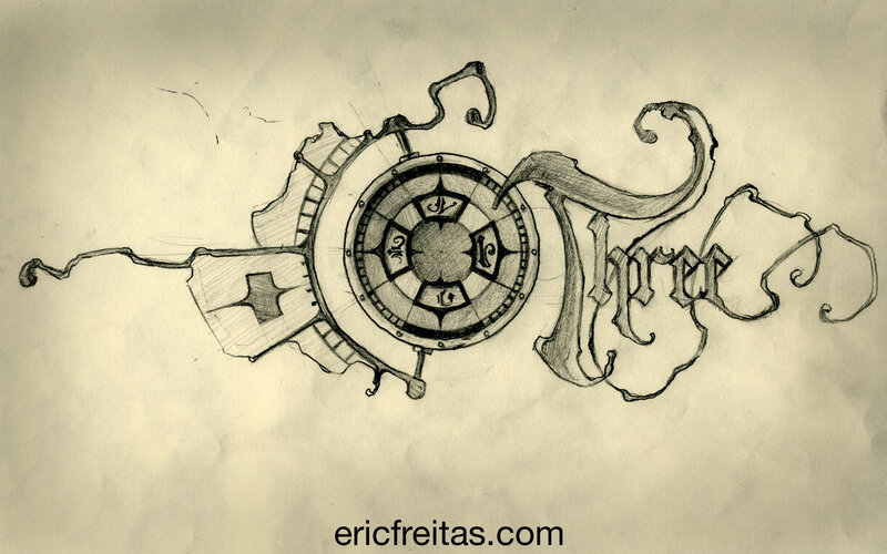 steampunk compass design