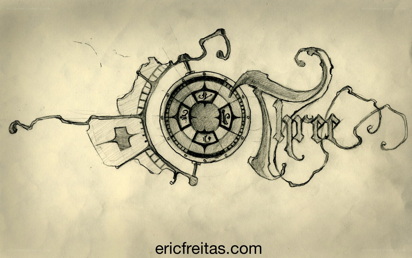 steampunk compass design