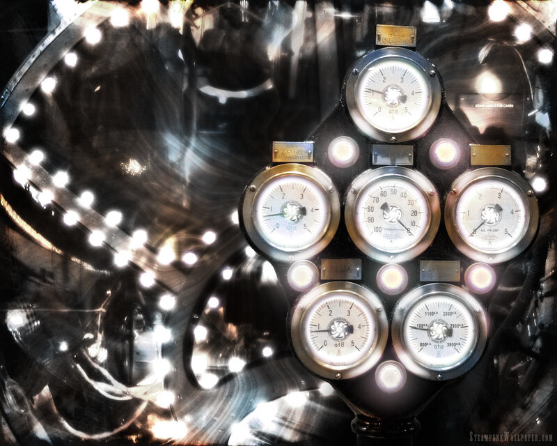 Steampunk control panel