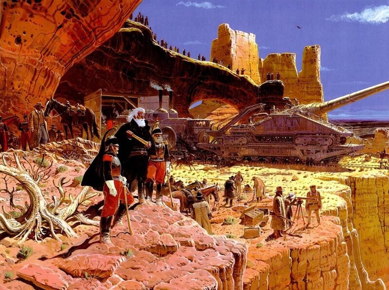 Steampunk desert expedition