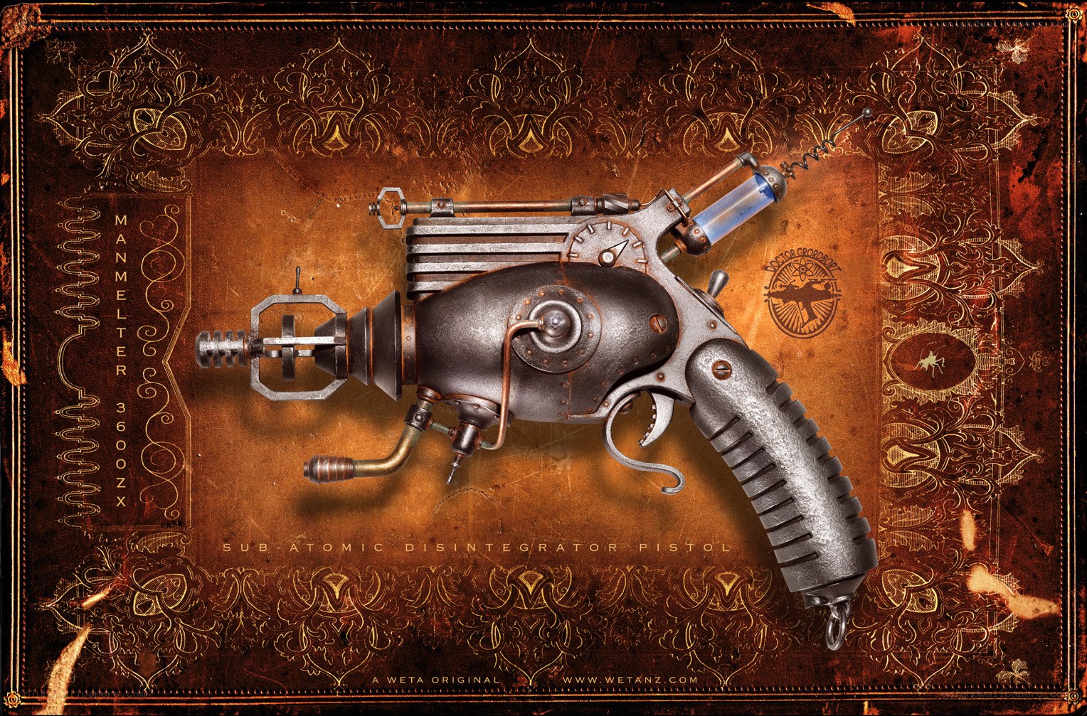 Steampunk Disintegrator Pistol