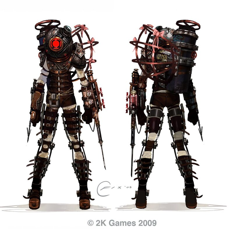 steampunk diver concept art
