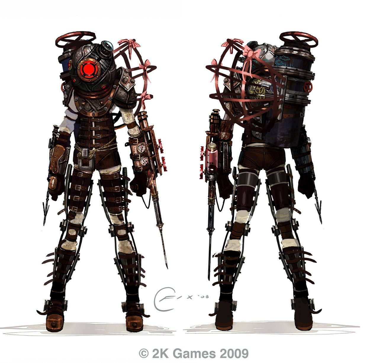steampunk diver concept art
