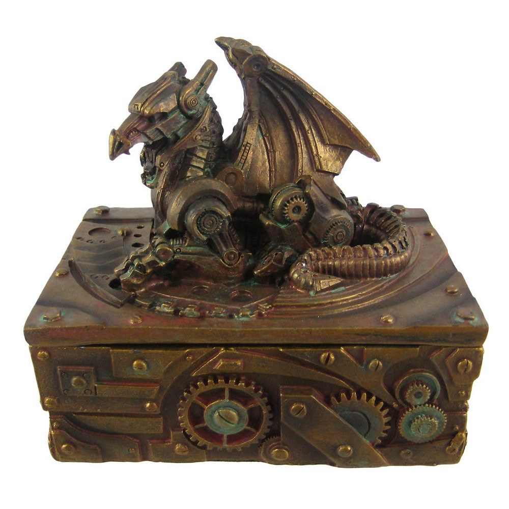steampunk dragon box