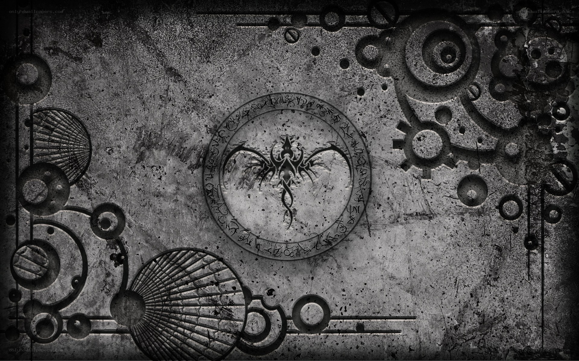steampunk dragon emblem