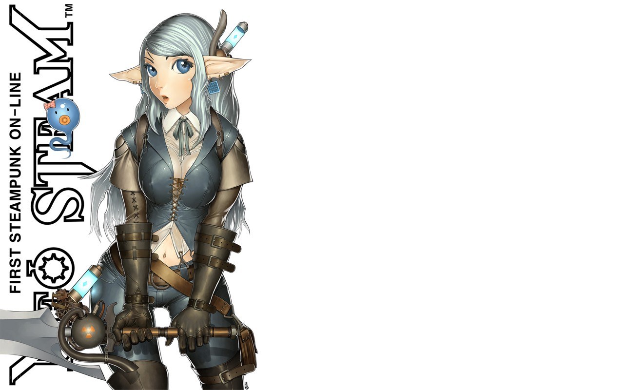 steampunk elf warrior