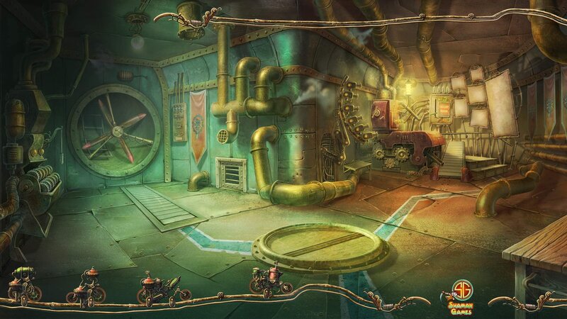 Steampunk Engine Room