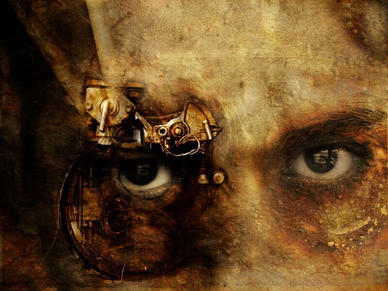 steampunk eye artwork