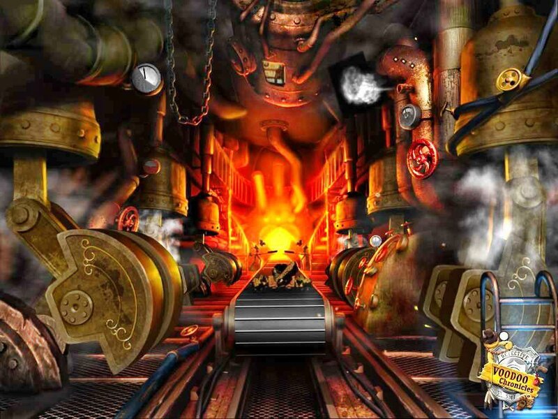 Steampunk Factory Interior — Orange