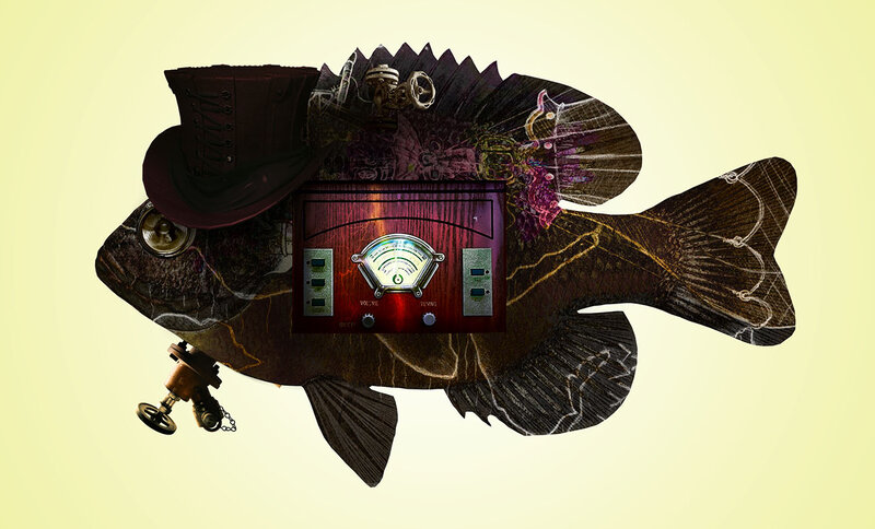 Steampunk Fish Sculpture