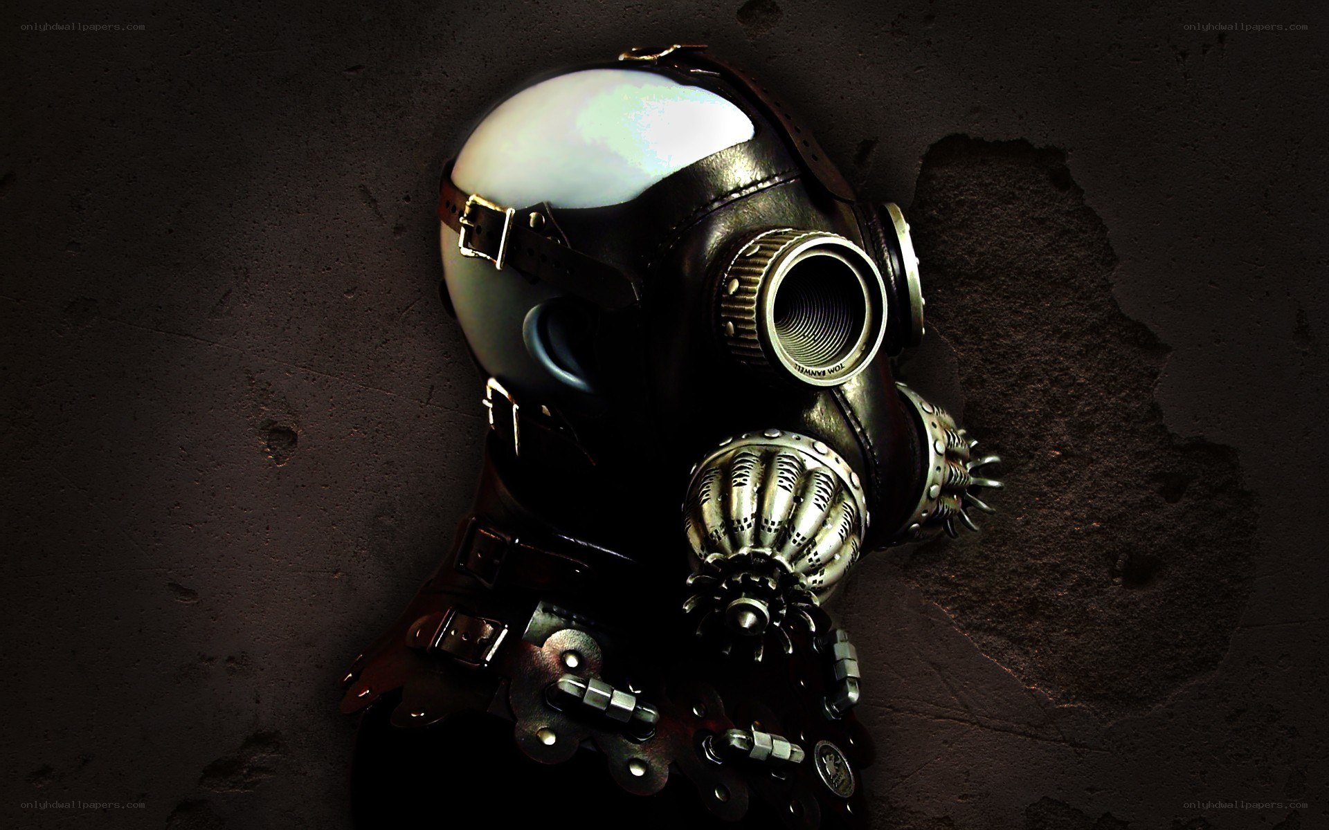steampunk gas mask