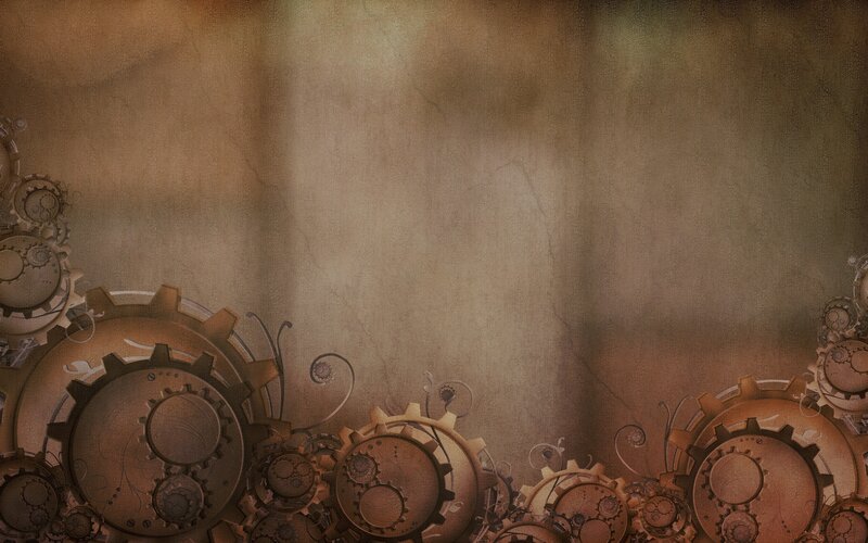 steampunk gear background