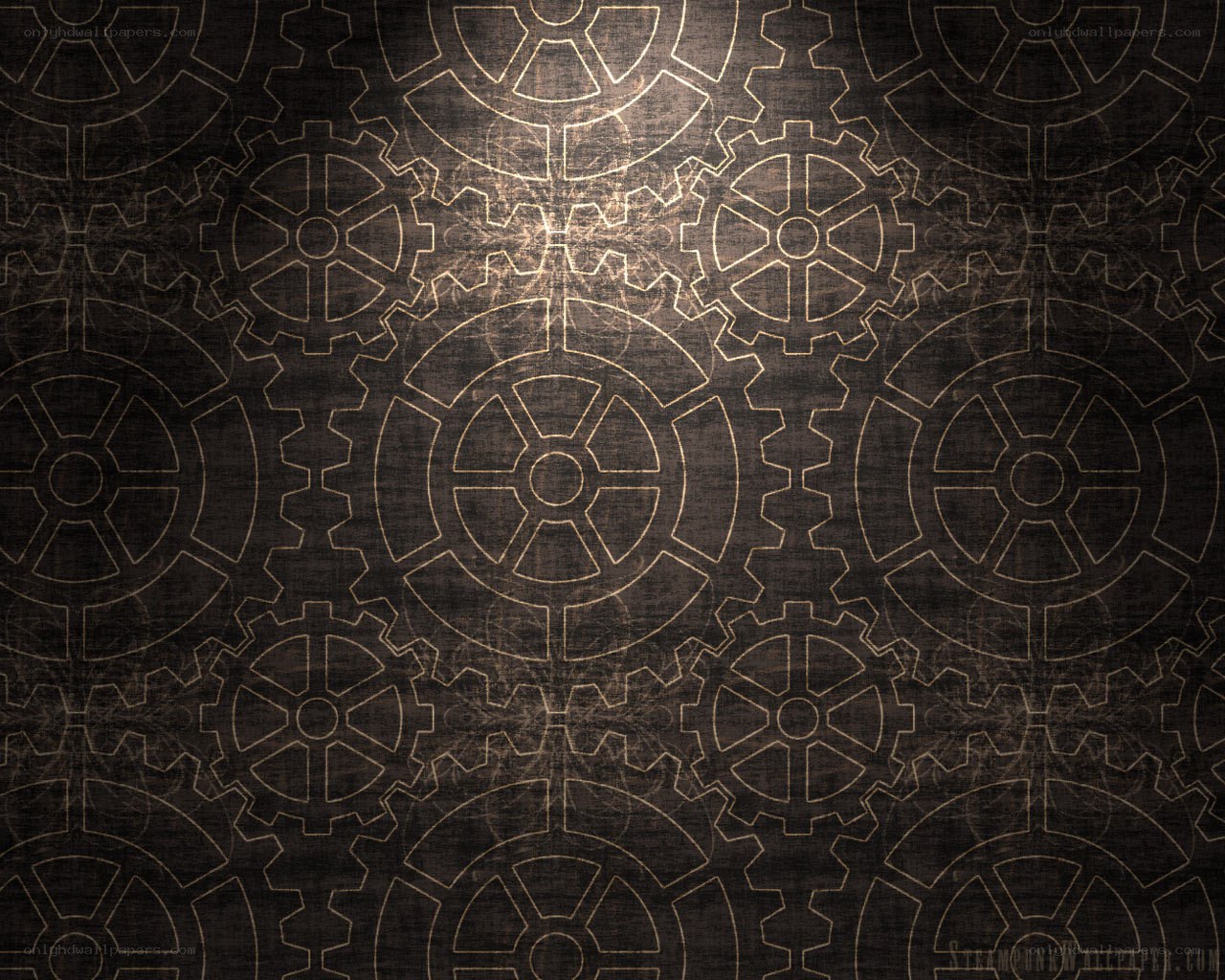 steampunk gear pattern