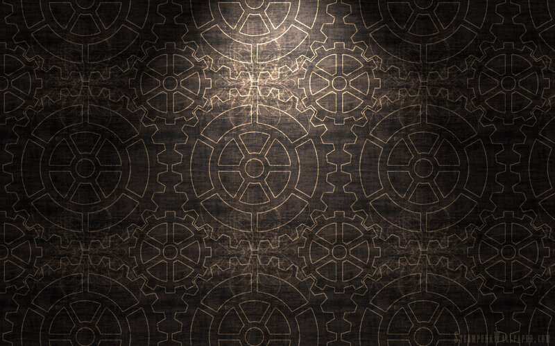 steampunk gear pattern