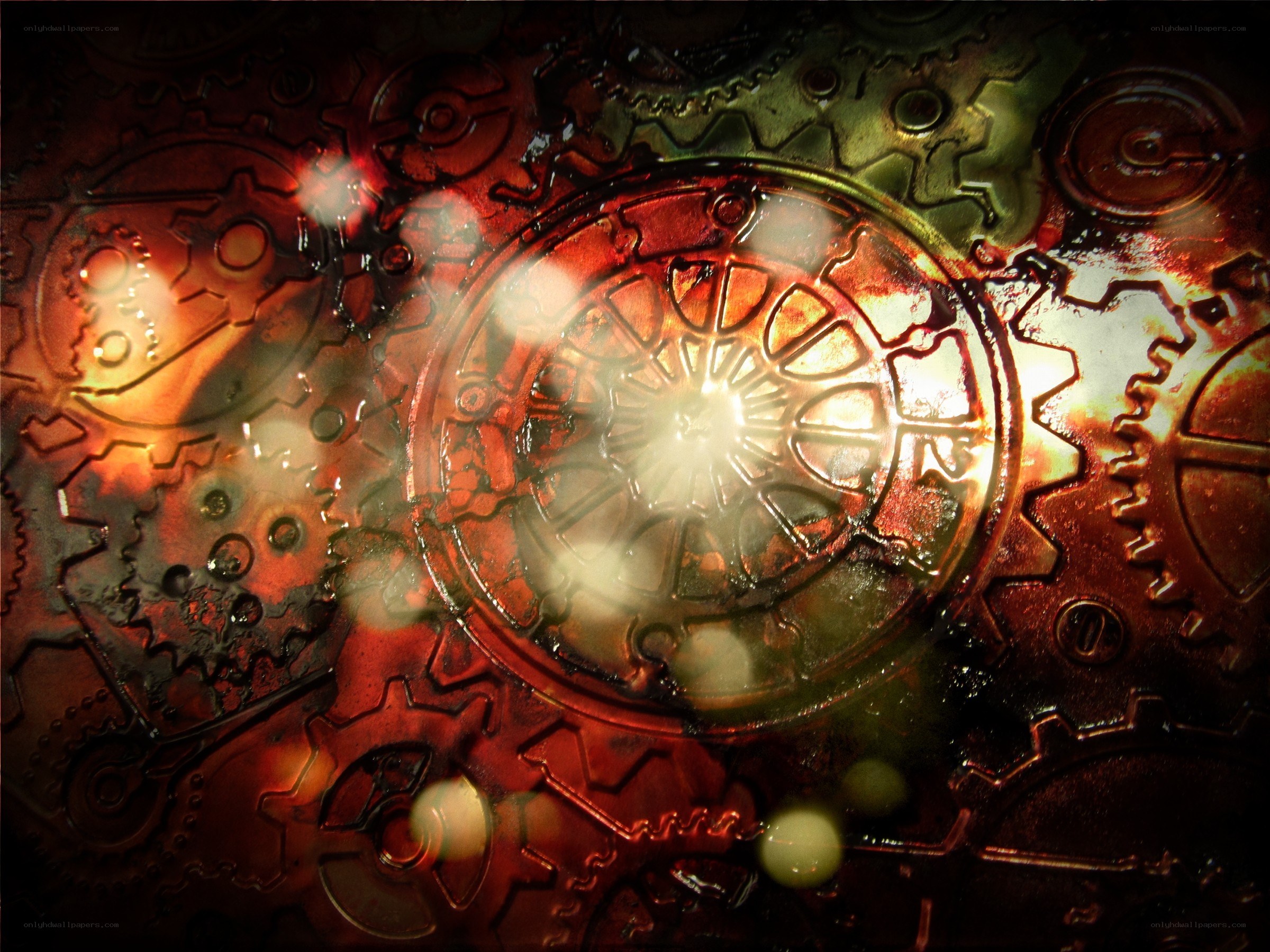 steampunk gears and cogs