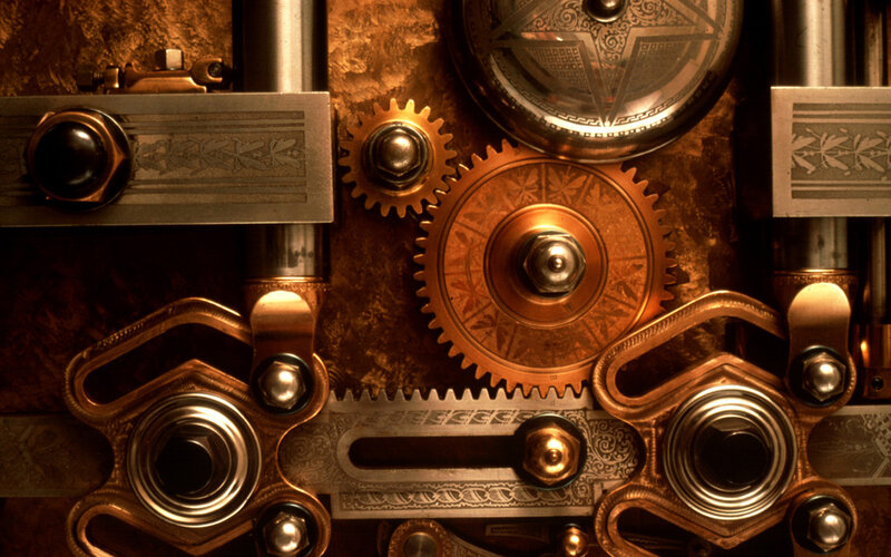Steampunk Gears and Mechanisms