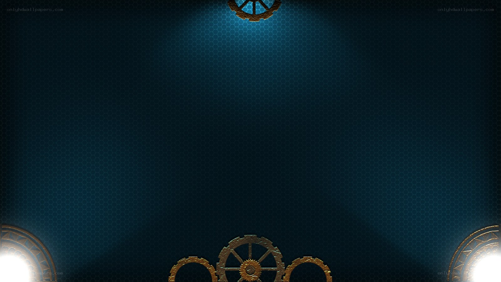 steampunk gears background