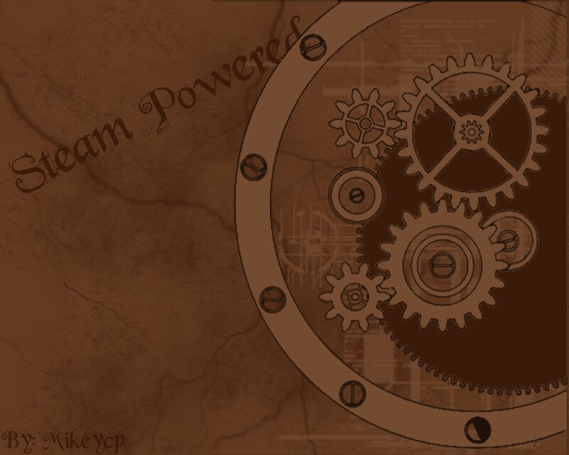 Steampunk Gears — Brown
