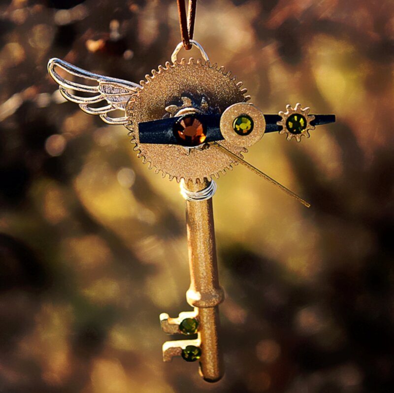 Steampunk Key Ornament