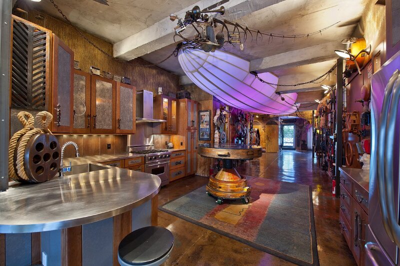 Steampunk Kitchen Interior