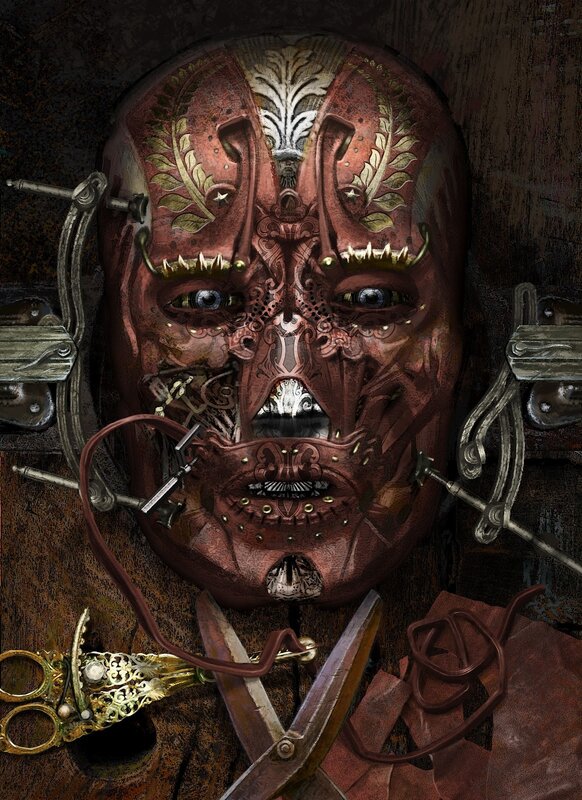 Steampunk Mask with Tools
