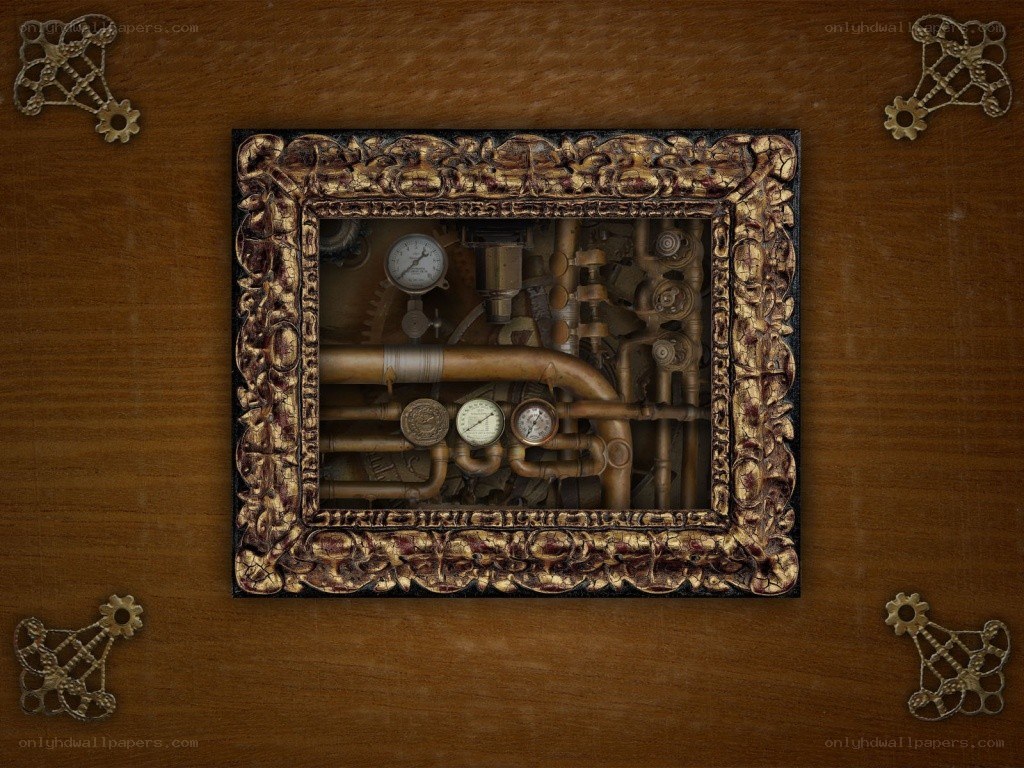 steampunk mechanical artwork