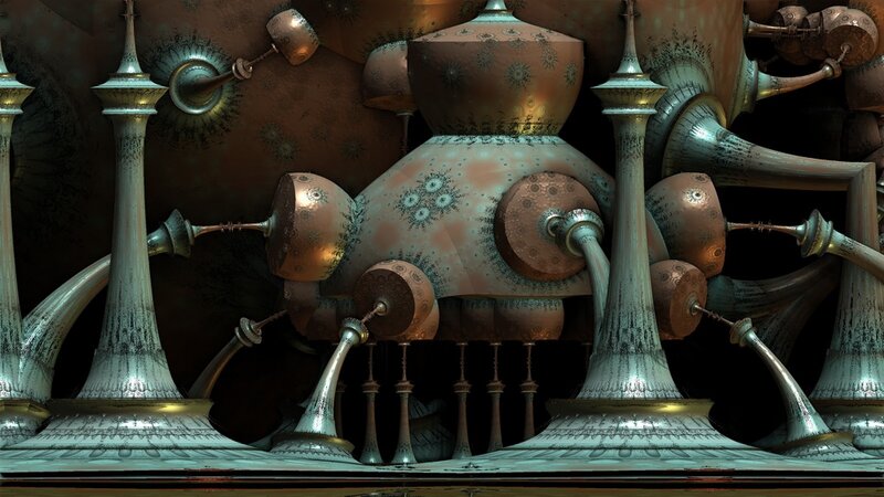 Steampunk Mechanical Structure — Bronze