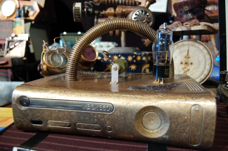 steampunk-modified xbox 360