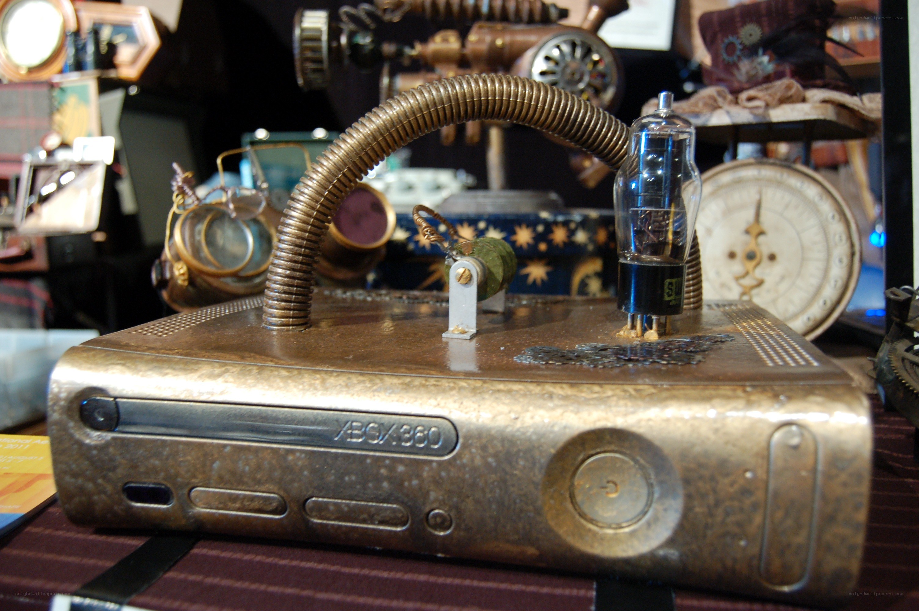 steampunk-modified xbox 360