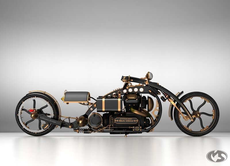 Steampunk Motorcycle