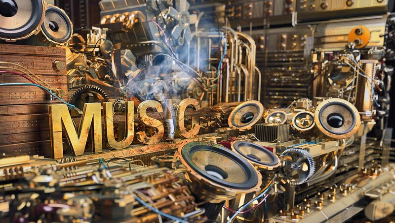 steampunk music machine