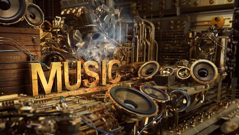 steampunk music machine