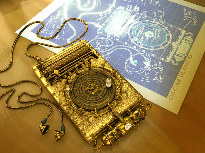 Steampunk music player