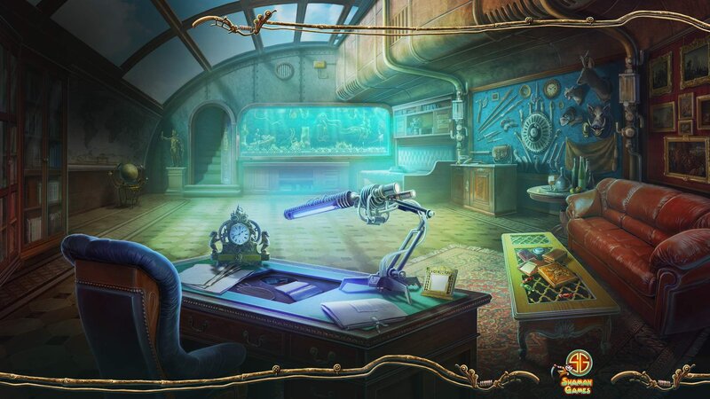 Steampunk Office Interior