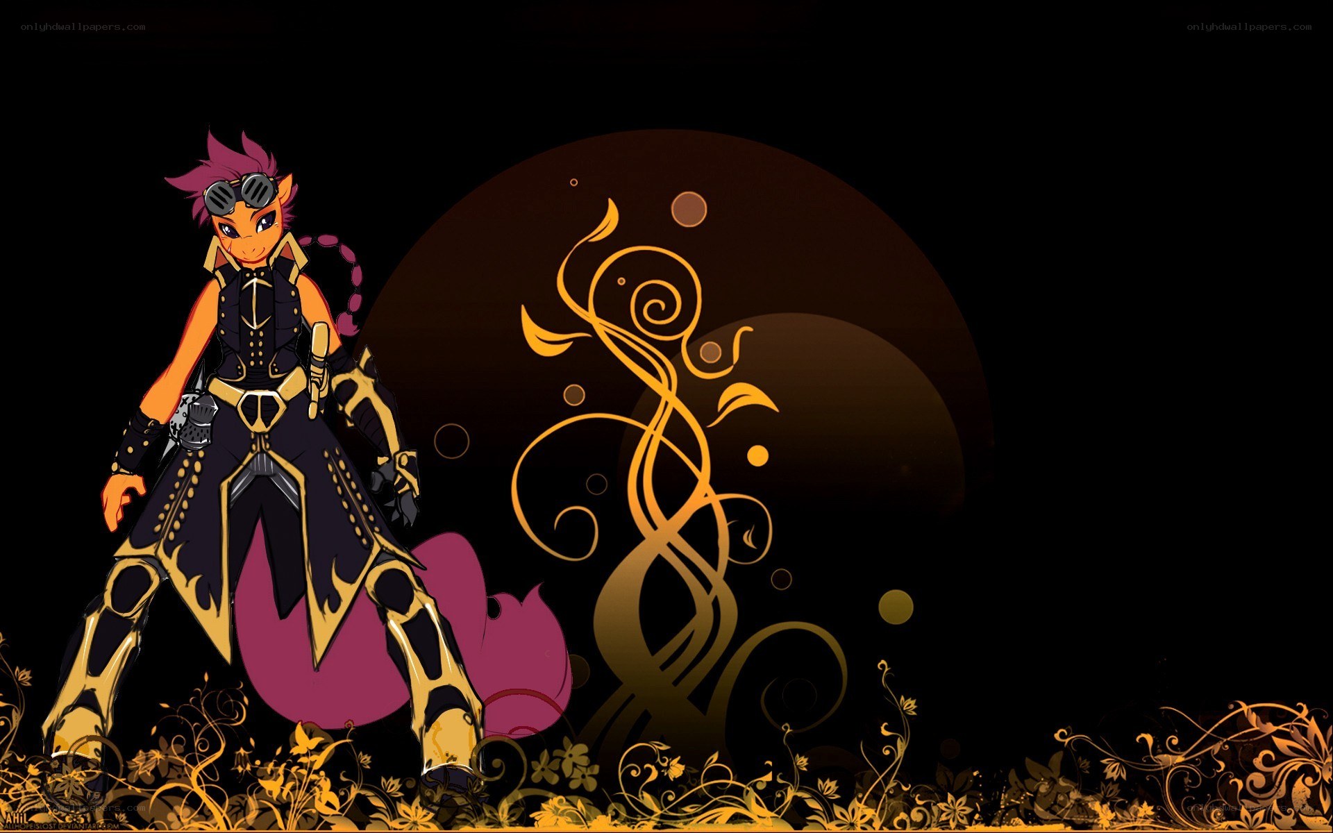 steampunk pony character