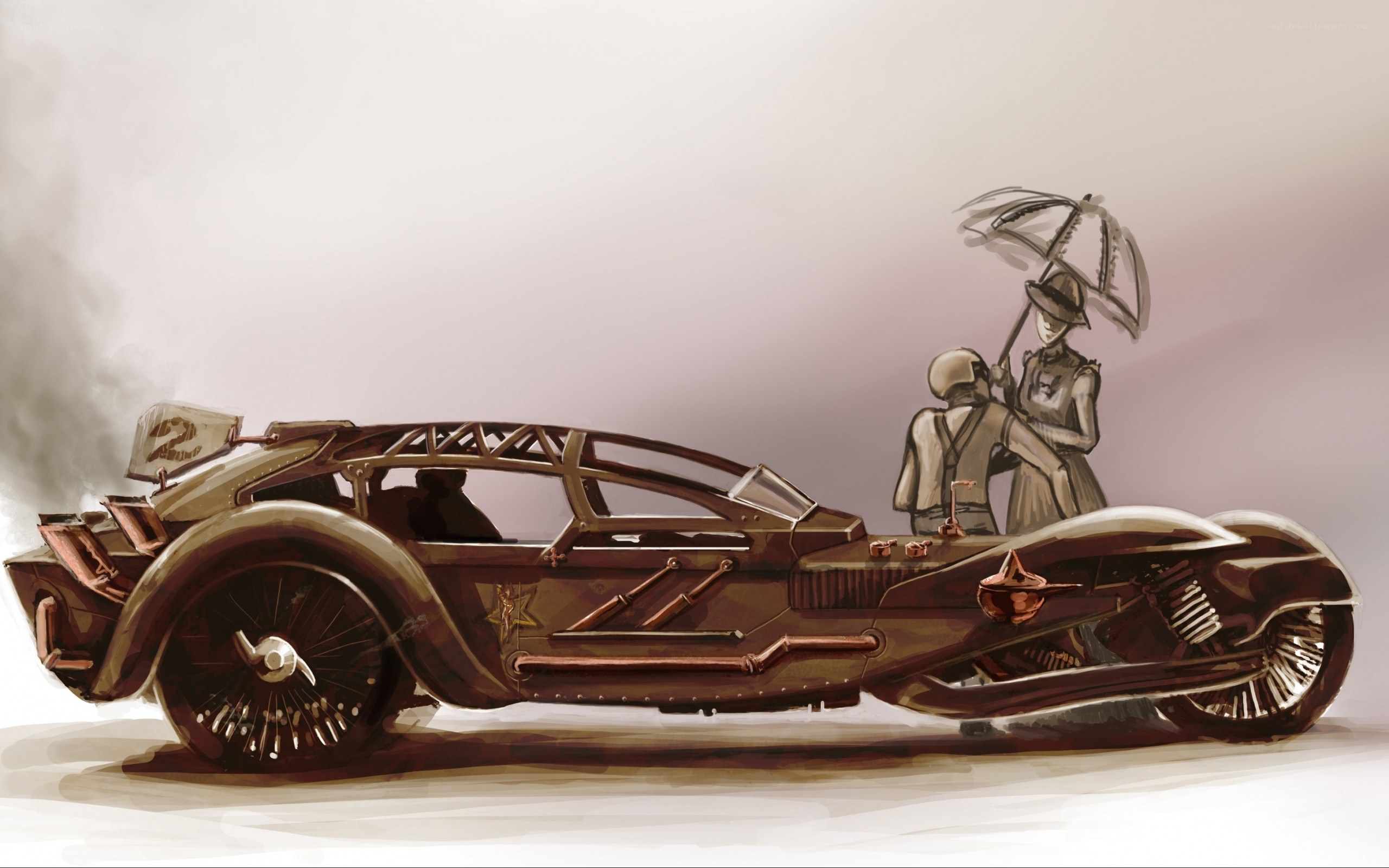 steampunk race car concept