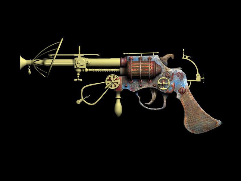 Steampunk Revolver