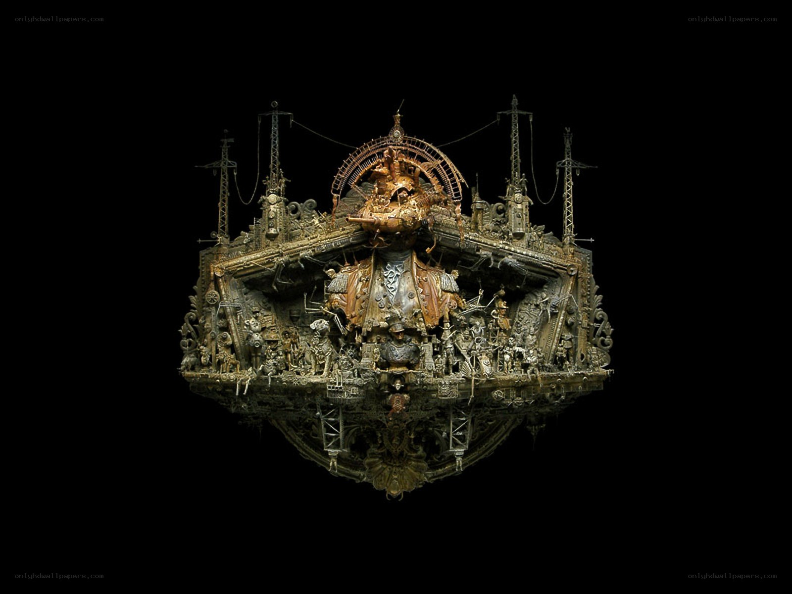 steampunk sculpture art