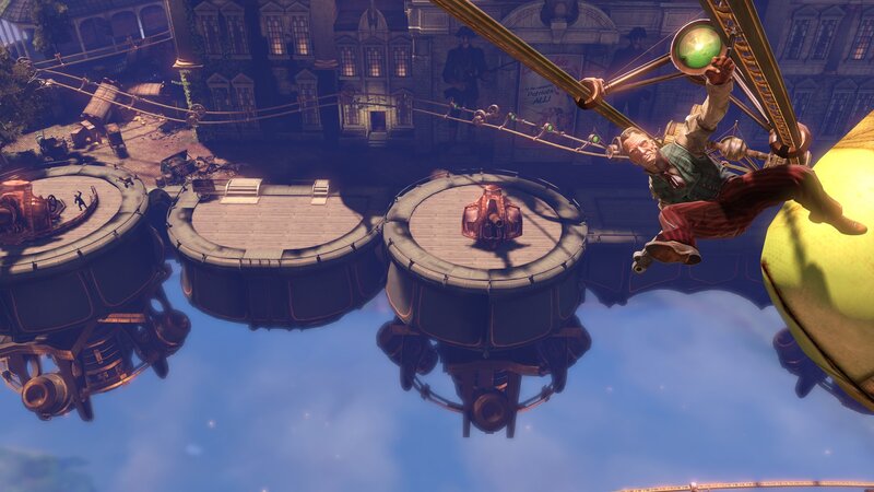 steampunk sky platforming