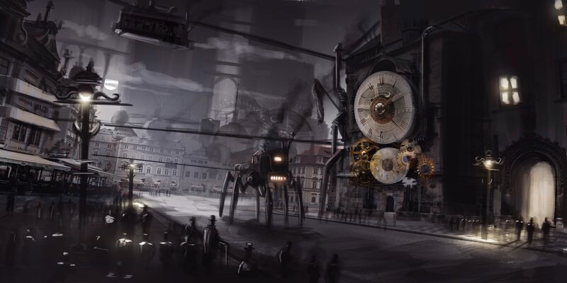 Steampunk Spider Robot