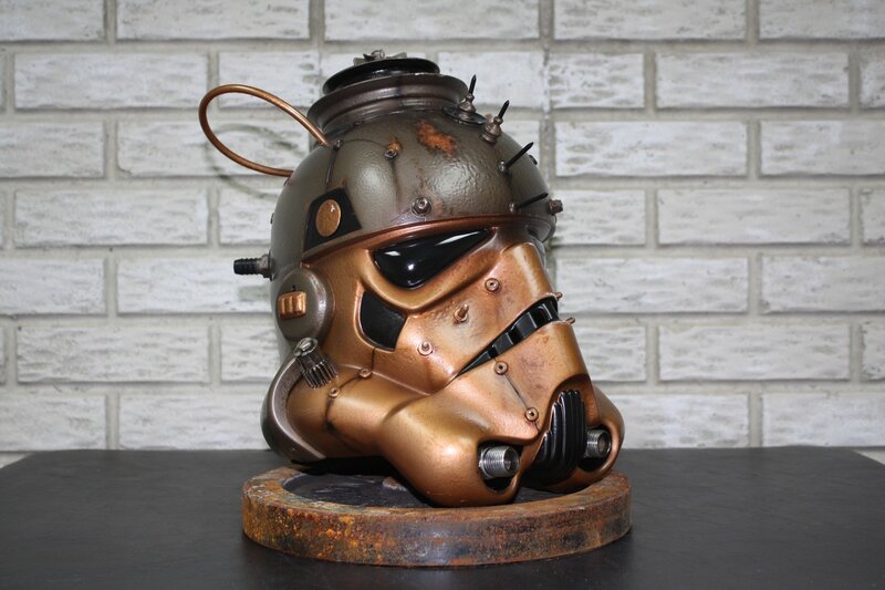 steampunk stormtrooper helmet