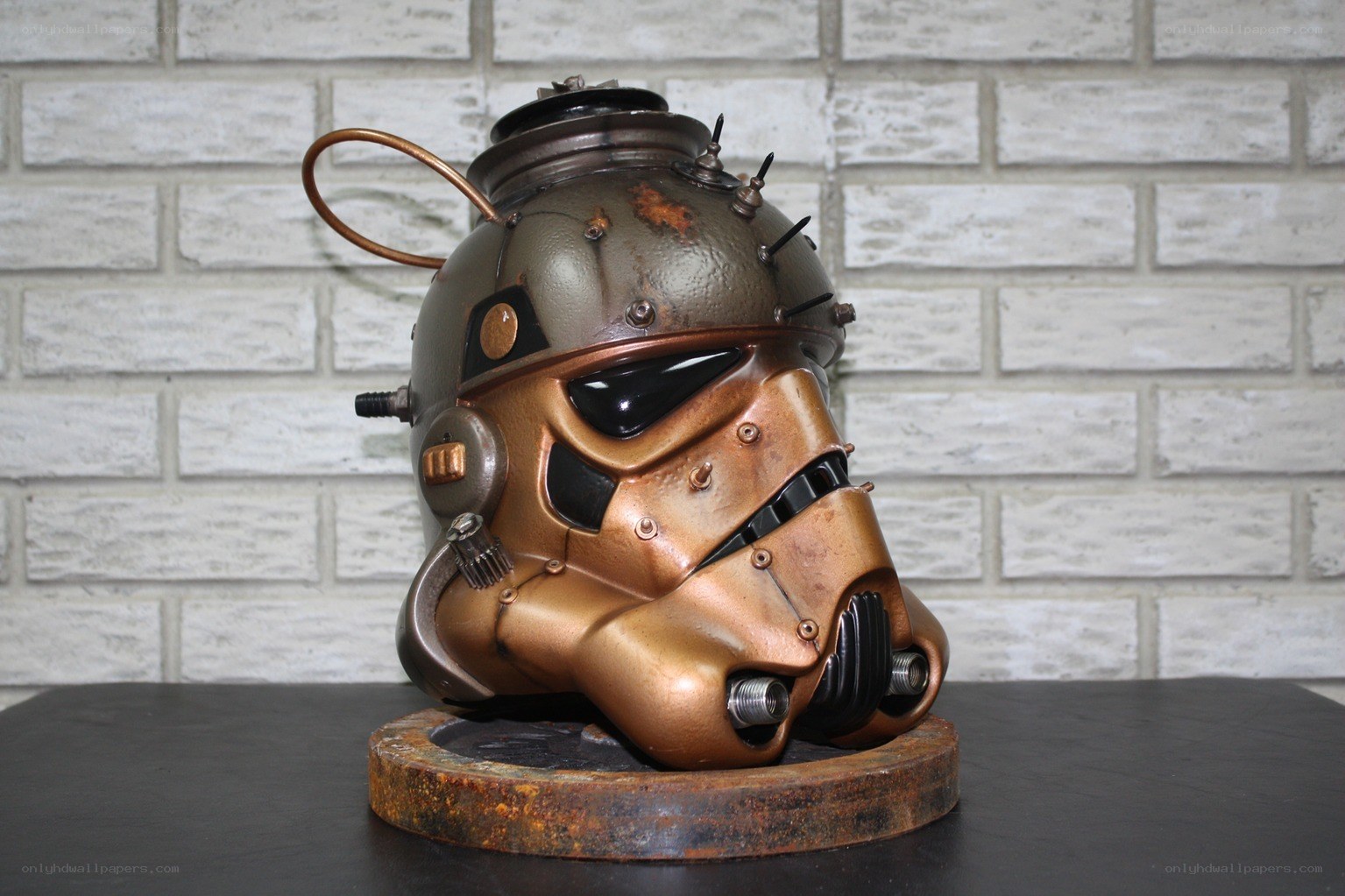 steampunk stormtrooper helmet