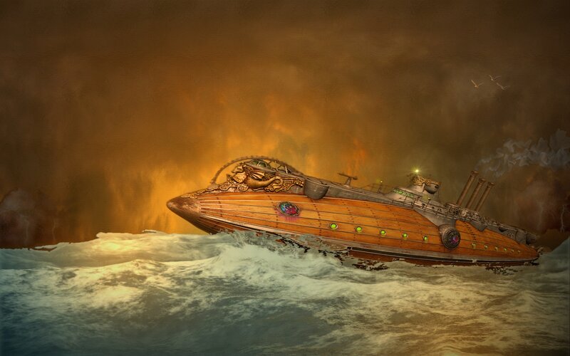 Steampunk Submarine