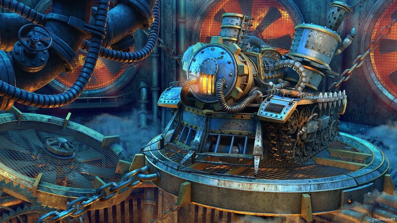 Steampunk Tank Machine