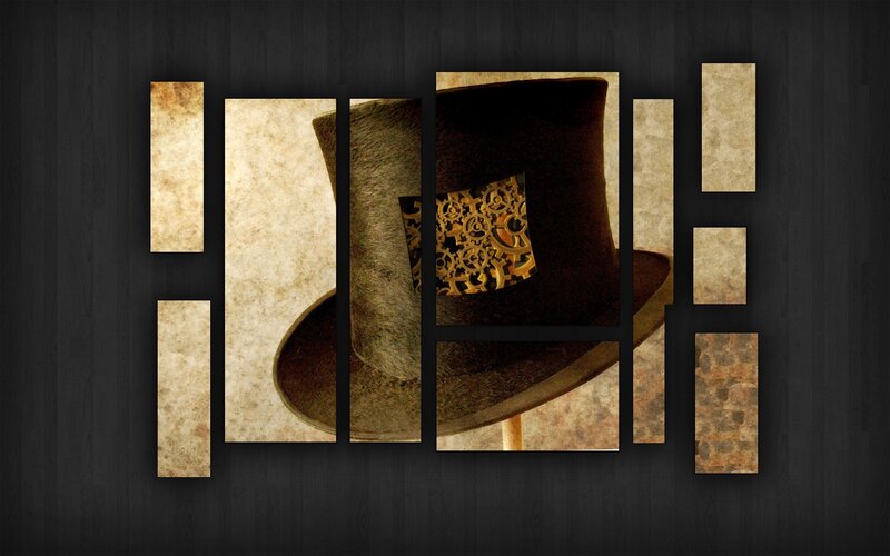 steampunk top hat art