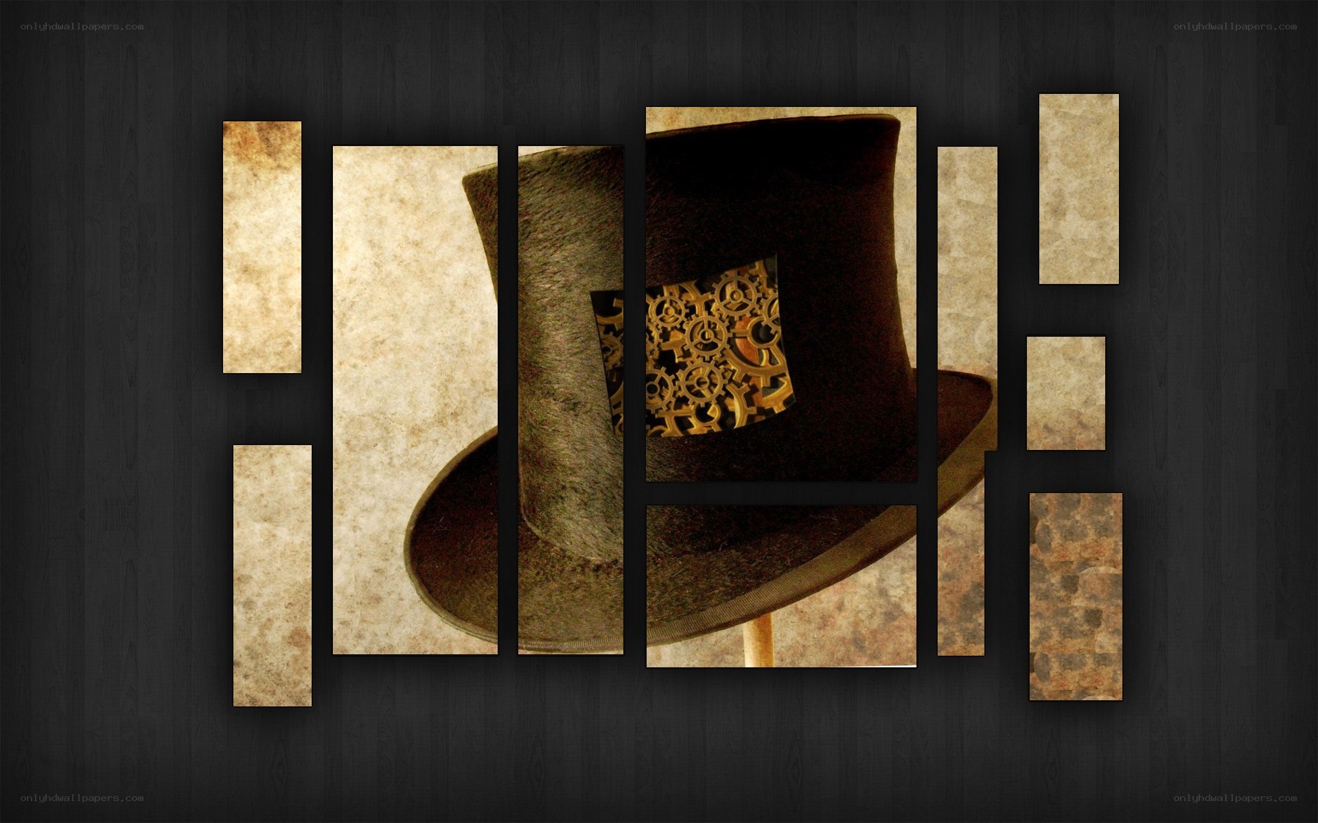 steampunk top hat art