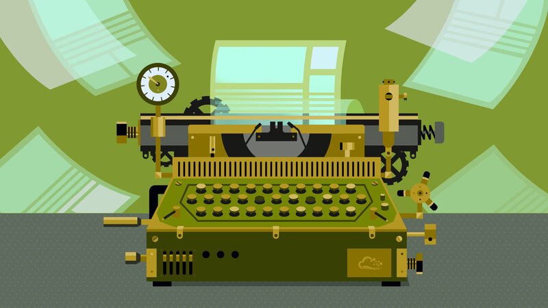 Steampunk Typewriter